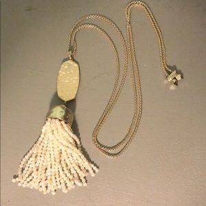 Kendra Scott Monroe beaded tassel necklace